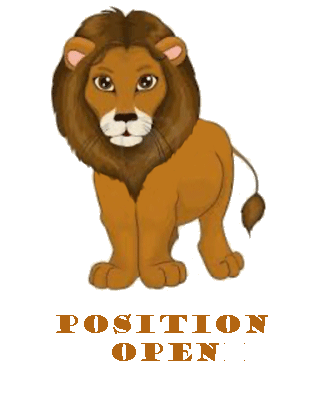 photo of Lion with sign We Need People Like You